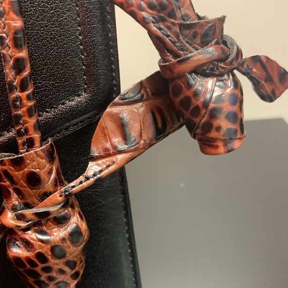 NWT Brahmin Vintage Olivia Rose Black Lady Tuscan & EUC coordinated wallet - Picture 3 of 14